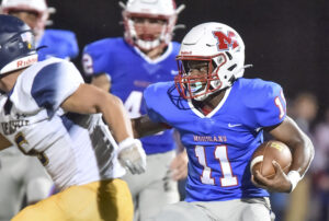 Bobby Powell hauls in 3 interceptions as Morgantown picks up first win of the season against Hedgesville